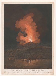 埃特纳火山喷发
1766 年埃特纳火山爆发（标题见实物）