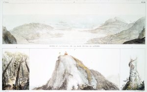 Panorama of the Bay of Rio de Janeiro (hand-coloured litho) 作者 Jean Baptiste Debret