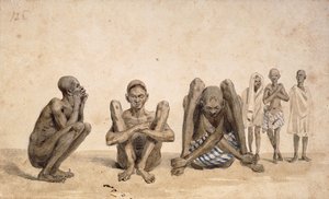 里约热内卢的奴隶，约1825-6年 作者 让·巴蒂斯特·德布雷特