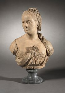 女人的画像，1759年。 作者 让·巴蒂斯特·德菲涅克斯