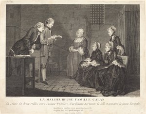 不幸的卡拉斯家庭 作者 让·巴蒂斯特·德拉福斯 (Jean Baptiste Delafosse) 以路易·德·卡罗吉斯 (Louis de Carrogis) 命名，称 Carmontelle