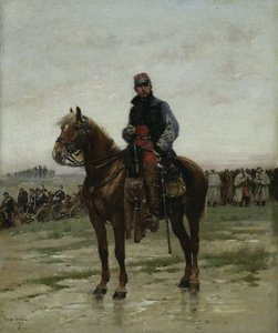 骑警官，1877年 作者 让·巴蒂斯特·爱德华·Detaille