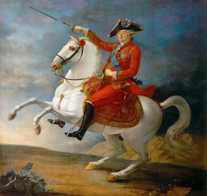 国王路易十六的马术肖像1754-1793 作者 让·巴蒂斯特·弗朗索瓦·卡特