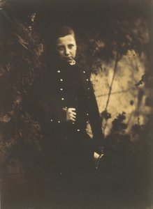 [穿制服的男孩]，约1855年。