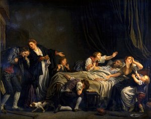 惩罚儿子，1778年 作者 让·巴蒂斯特·格鲁兹