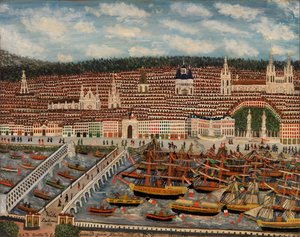 波尔多的看法，1884年 作者 让·巴蒂斯特·吉罗