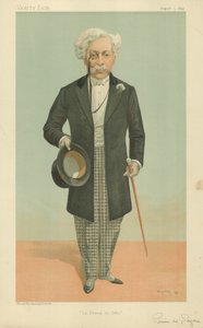 萨根王子，别致的王子，1895年8月1日，名利场卡通
