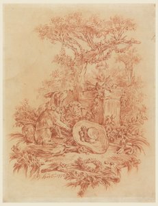 素描，牧歌，1772 年