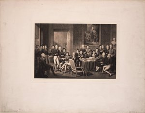 维也纳国会c。 1815年