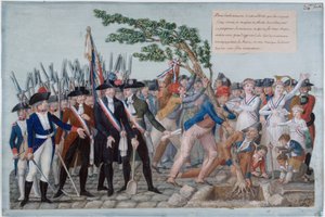 自由之树1789，约1790。 作者 让·巴蒂斯特·勒苏尔