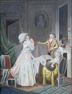 亲吻长尾小鹦鹉 作者 Jean Baptiste Mallet