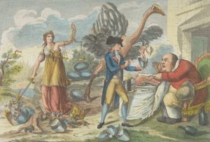The Ninth of Thermidor, or the English Surprise..., 1795. 作者 让·巴蒂斯特·玛丽·卢维翁