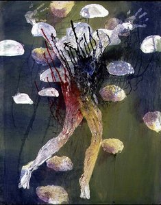 沐浴在百合花池中的人 作者 让·巴蒂斯特·玛丽·皮埃尔