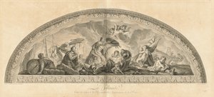 La Hollande Cintre du Salon de la Paix en face des Appartmens de la Reine（荷兰，女王公寓对面的和平沙龙中心）[pl. 48] 。
