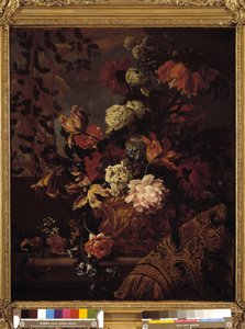 Flowers (oil on canvas)