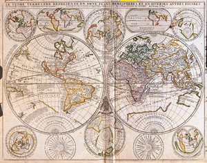 世界地图（蚀刻版）