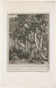 多头之龙，寓言十二，c。 1753年至1755年 作者 Jean Baptiste Oudry