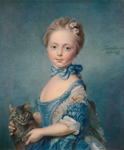 有小猫的女孩，1743，1902