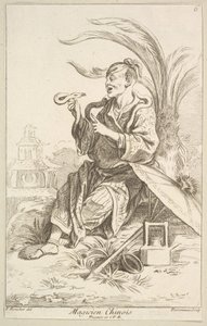 中国魔术师，1738-45。