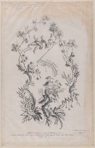 中国装饰品的新书。由J. Pillement发明并雕刻，1755年、