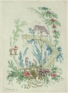 中国风》选自《中国画集》（Nouvelle Suite de Cahiers de Dessins Chinois），1790-99。