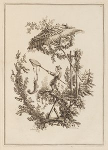 插图 11，选自 "Suite de Douze Pêcheurs et Chasseurs"（《十二渔夫与猎人组曲》）。 作者 老让·雅克·艾薇儿