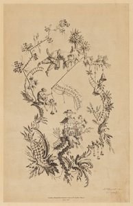 扉页，选自 "中国装饰新书" 作者 让·巴蒂斯特·皮列曼
