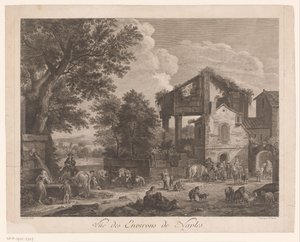 那不勒斯周边景色
Vüe des Environs de Naples（物名） 作者 扬·博特
