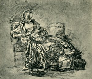 这封信，十八世纪中叶，1943年。 作者 让·巴蒂斯特·西蒙·查尔丁
