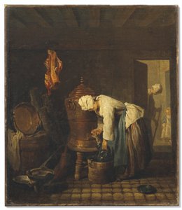 法语  La fontaine
德语: Der Brunnen 作者 让·巴蒂斯特·西蒙·查尔丁