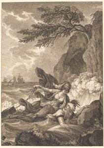 加贝国王的未婚妻: 卡带 作者 Jean Baptiste Tilliard after Charles Monnet