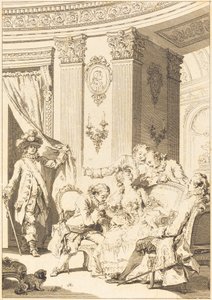 忏悔的男人 作者 Jean Baptiste Tilliard 和 Antoine Jean Duclos 在 Jean Honoré Fragonard 之后