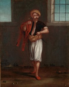 阿尔巴尼亚水手 作者 Jean Baptiste Vanmour（工作室）