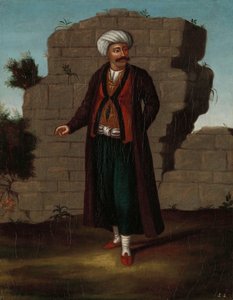 来自米科诺斯岛的男人 作者 Jean Baptiste Vanmour（工作室）