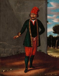来自提诺斯岛的男人 作者 Jean Baptiste Vanmour（工作室）
