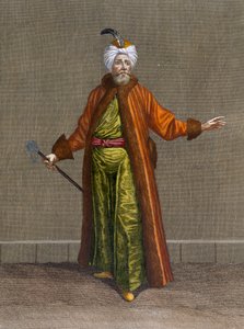 Biach-Chioux，来自Charles de Ferriol的“代表黎凡特的不同国家的一百张照片集”的第14页，由Gerard Scotin（1671-1716）雕刻，1707-08（彩色en 作者 让·巴蒂斯特·范穆尔