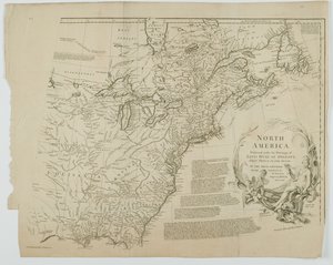 北美，由Richard William Seale雕刻，1752年 作者 丹维尔之后的让·巴蒂斯特（Jean Baptiste）