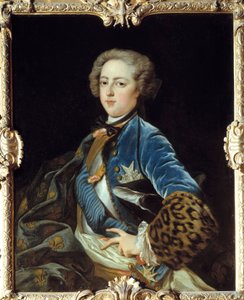 法国国王路易十五（1710-1774）的肖像。让-巴蒂斯特-凡-卢（1684 - 1745）的画作
