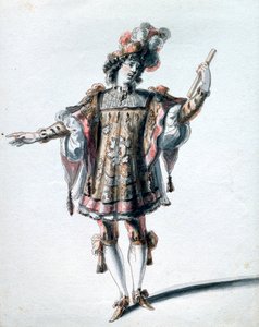 老让-贝兰的服装设计，约1680年 作者 让·贝兰，让·巴蒂斯特·卢利