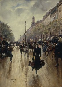 约于1895年，在家乐福Drouot和大大道上的下午四点