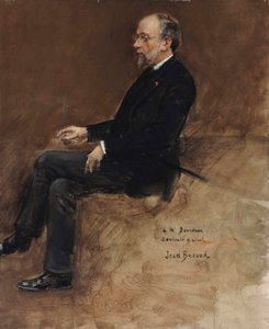 Hippolyte Taine肖像（面板上的油） 作者 让·贝罗