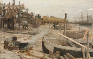 造船厂，约1875年