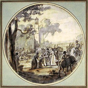 拿破仑一世（1769-1821）在圣云 作者 让·查尔斯·德维尔（Jean Charles Develly）