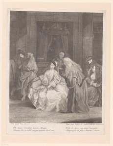 化妆舞会
威尼斯生活场景（系列标题） 作者 彼得·隆吉（Pietro Longhi）