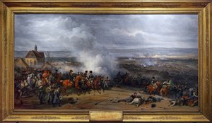Laubressel之战，1814年3月3日，约1870年（布面油画）。