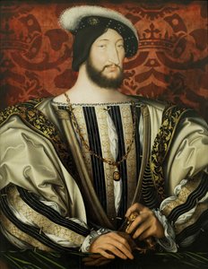 法语：弗朗索瓦一世（1494-1547），法兰西国王 弗朗西斯一世（1494-1547），法兰西国王 作者 Jean Clouet