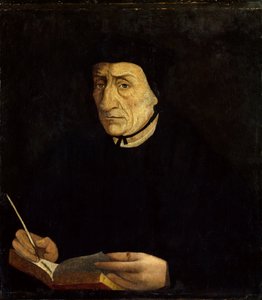 纪尧姆-布德（Budee）（Budaeus）的肖像（1467-1540），法国人文主义者。Jean Clouet (1485 - 1541)的画作， Ec.法语（h s/b 0.34 x 0.31）。凡尔赛宫。城堡博物馆。