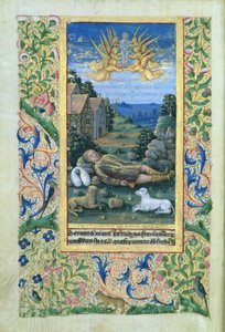 拉特女士。 QvI126 Saint Roch，来自Louis DOrleans的时间，1469年 作者 让·科隆比