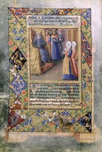 拉特女士。 QvI126 f.36v所罗门的智慧，来自“路易斯奥尔良时报”，1490年 作者 Jean Colombe