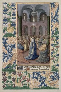 拉特女士。 QvI126 f.86v五旬节，来自“路易·奥尔良时报”，1469年 作者 Jean Colombe